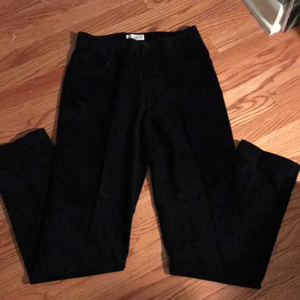 Hugo Buscati leather suede pants